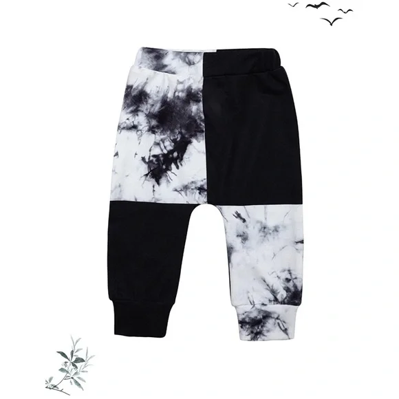 Baby Boy Outfit  Tie Dye Sweatshirt Mini Boss Long Sleeves Sweatshirt Set 12m - Picture 9 of 10